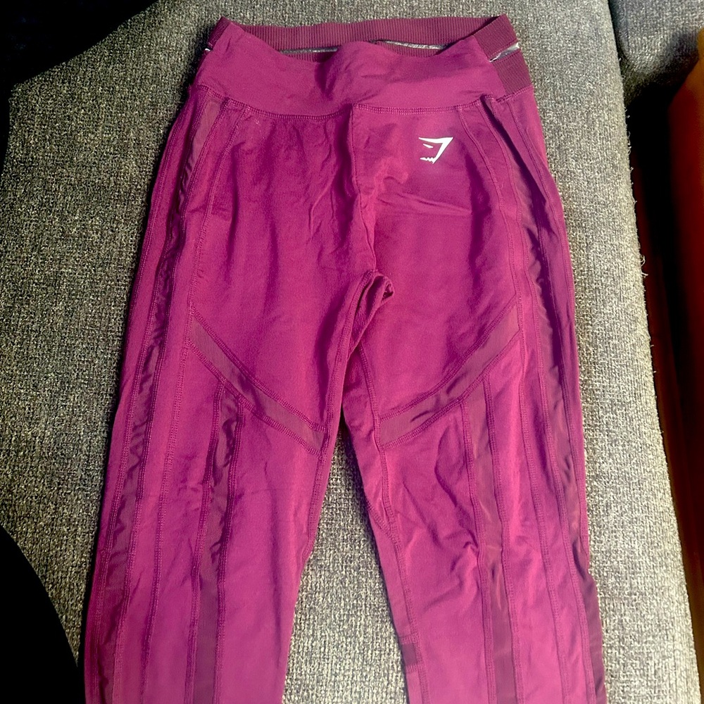Gymshark Leggings Burgundy